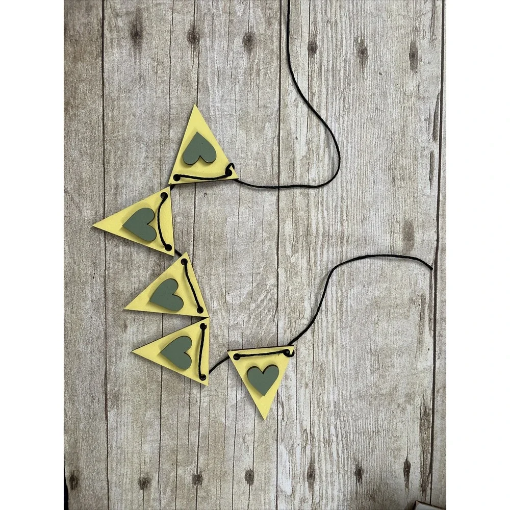 Lemonade Stand Tiered Tray  Decoration Lemon Decor New,‎ Hand painted